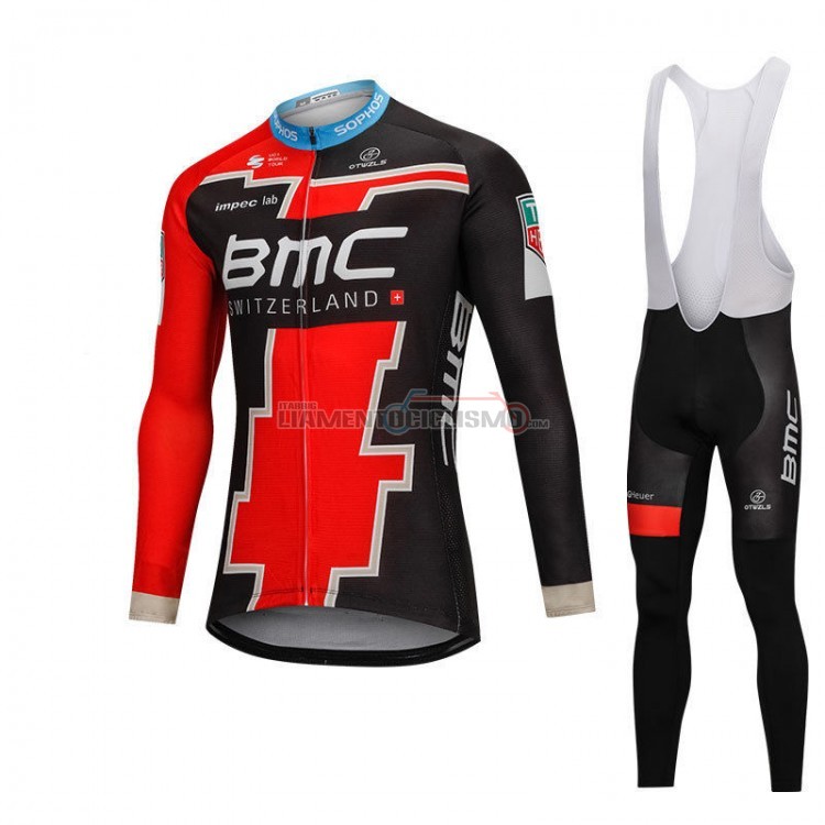 Abbigliamento Ciclismo Bmc ML 2018 Nero e Rosso